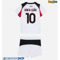 Maglie da calcio AC Milan Rafael Leao #10 Seconda Maglia Bambino 2025-26 Manica Corta + Pantaloni corti)